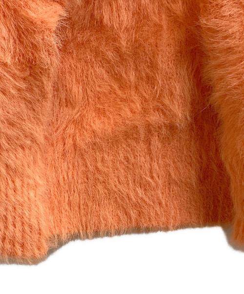 jacquemus（ジャックムス）JACQUEMUS (ジャックムス) シャギークロップドカーディガン オレンジ サイズ:32の古着・服飾アイテム
