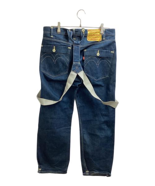 LEVI'S RED（リーバイス レッド）LEVI'S RED (リーバイス レッド) Suspender Jeans / サスペンダー付きデニムパンツ / BILLY-JOE / Made in Croatia / クロアチア製 インディゴ サイズ:W32×L34の古着・服飾アイテム
