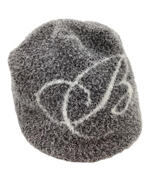 BREATH（ブレス）BREATH (ブレス) GLITTER MOHAIR SKULL CAP / ビーニー / ニット帽 グレーの古着・服飾アイテム