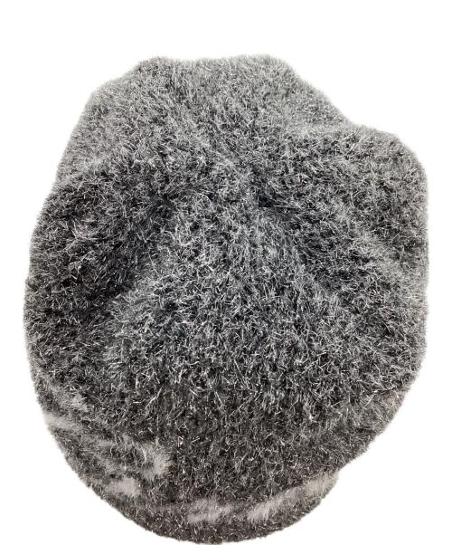 BREATH（ブレス）BREATH (ブレス) GLITTER MOHAIR SKULL CAP / ビーニー / ニット帽 グレーの古着・服飾アイテム