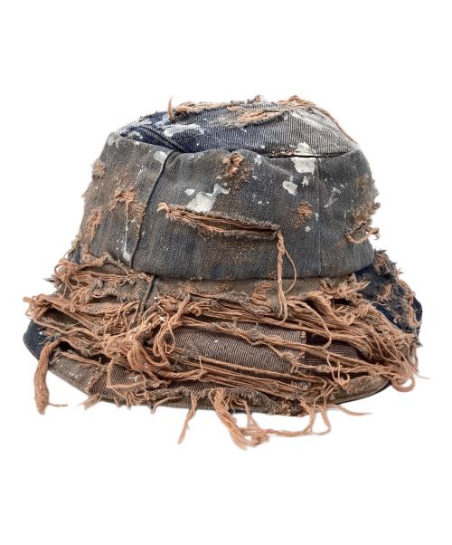 INNOCENCE NYC（イノセンス ニューヨーク）INNOCENCE NYC (イノセンス ニューヨーク) DESTROY BUCKET HAT / INDEBH01 ブルー サイズ:-の古着・服飾アイテム