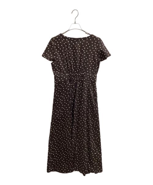 Brown&Street（ブラウンアンドストリート）Brown&Street (ブラウンアンドストリート) ドットフレアーワンピース / BS2510207 / 松島花×木津明子 ブラウン サイズ:S 未使用品の古着・服飾アイテム