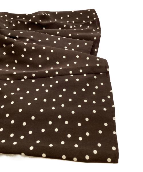 Brown&Street（ブラウンアンドストリート）Brown&Street (ブラウンアンドストリート) ドットフレアーワンピース / BS2510207 / 松島花×木津明子 ブラウン サイズ:S 未使用品の古着・服飾アイテム