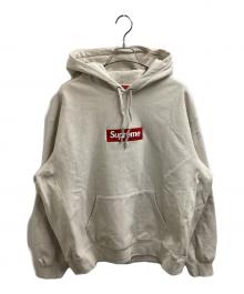 SUPREME（シュプリーム）の古着「Box Logo Hooded Sweatshirt」｜アイボリー