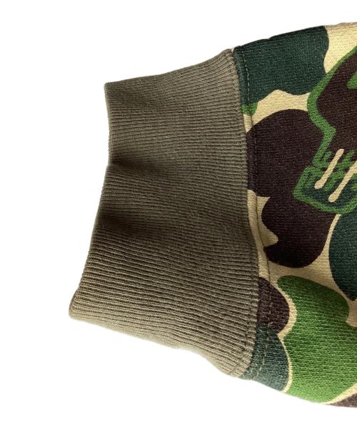 A BATHING APE（ア ベイシング エイプ）A BATHING APE (アベイシングエイプ) stussy (ステューシー) スカルサルカモジップパーカー / 30周年記念 / 10AW グリーン サイズ:Lの古着・服飾アイテム