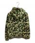 A BATHING APE (アベイシングエイプ) stussy (ステューシー) スカルサルカモジップパーカー / 30周年記念 / 10AW グリーン サイズ:L：22000円