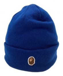 A BATHING APE（アベイシングエイプ）の古着「ニット帽 / 001GDG203006X」｜ブルー