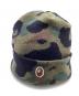 A BATHING APE（アベイシングエイプ）の古着「1st Camo Knit Cap / ビーニー / ﾆｯﾄ帽」｜グリーン