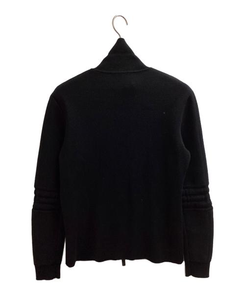BALLY（バリー）BALLY (バリー) Double zip knit / ダブルジップニット / Made in ITALY / イタリア製 ブラック サイズ:48の古着・服飾アイテム