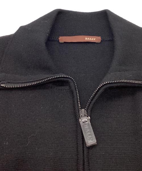 BALLY（バリー）BALLY (バリー) Double zip knit / ダブルジップニット / Made in ITALY / イタリア製 ブラック サイズ:48の古着・服飾アイテム