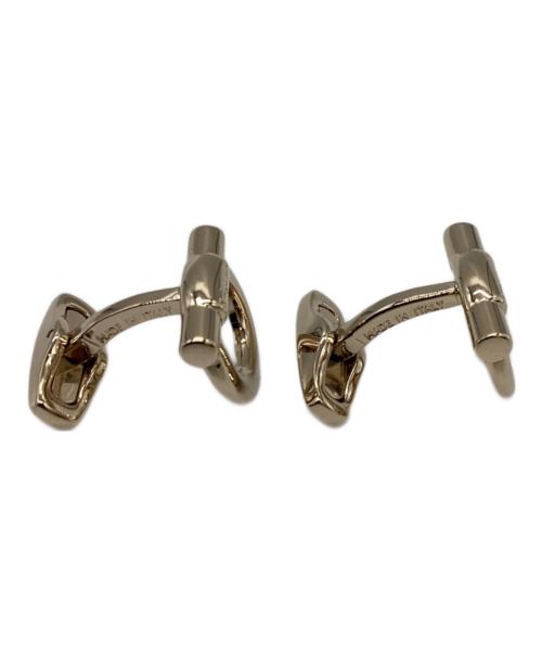 Salvatore Ferragamo（サルヴァトーレ フェラガモ）Salvatore Ferragamo (サルヴァトーレ フェラガモ) ガンチーニカフス / イタリア製 シルバー サイズ:表記無しの古着・服飾アイテム