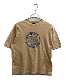stussy（ステューシー）の古着「ドラゴンTシャツ」｜ベージュ