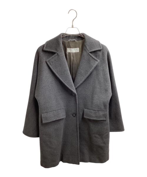 MaxMara（マックスマーラ）MaxMara (マックスマーラ) チェスターコート グレー サイズ:38の古着・服飾アイテム