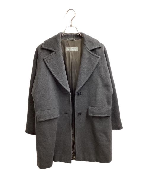 MaxMara（マックスマーラ）MaxMara (マックスマーラ) チェスターコート グレー サイズ:38の古着・服飾アイテム