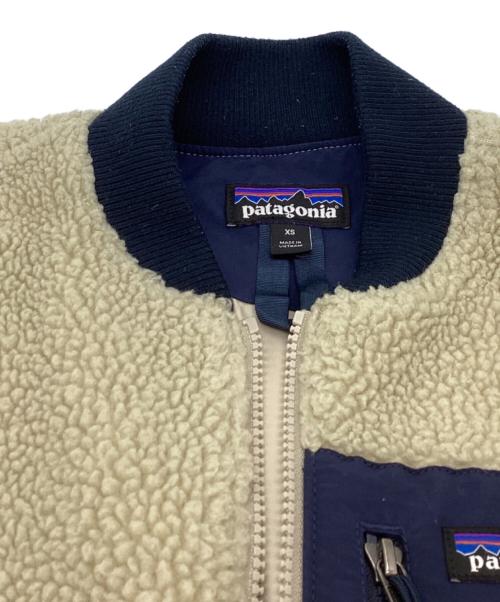 Patagonia（パタゴニア）Patagonia　 (パタゴニア) Retro-X Bomber Jacket / レトロX ボマー ジャケット / フリースジャケット アイボリー サイズ:XSの古着・服飾アイテム