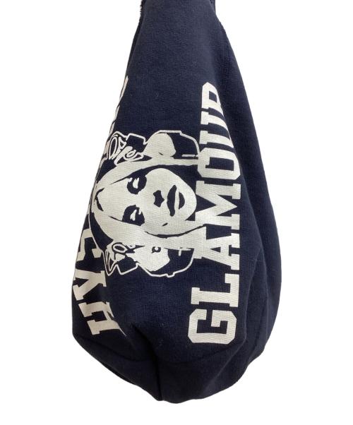Hysteric Glamour（ヒステリックグラマー）Hysteric Glamour (ヒステリックグラマー) sweat remake bag / スウェット リメイクバッグ ネイビーの古着・服飾アイテム
