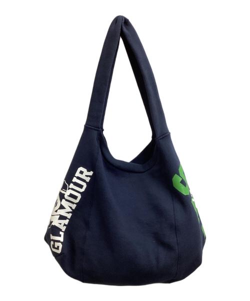 Hysteric Glamour（ヒステリックグラマー）Hysteric Glamour (ヒステリックグラマー) sweat remake bag / スウェット リメイクバッグ ネイビーの古着・服飾アイテム