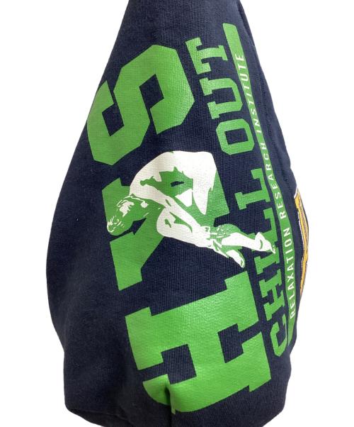 Hysteric Glamour（ヒステリックグラマー）Hysteric Glamour (ヒステリックグラマー) sweat remake bag / スウェット リメイクバッグ ネイビーの古着・服飾アイテム