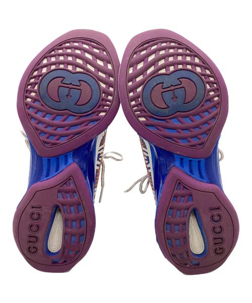 GUCCI（グッチ）GUCCI (グッチ) スニーカー ブルー サイズ:25.5cmの古着・服飾アイテム