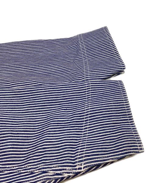 BACKERS（バッカーズ）Backers (バッカーズ) ストライプカバーオール / K78-3048B-5 ブルー サイズ:40の古着・服飾アイテム