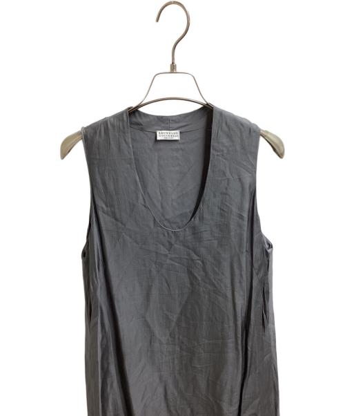 BRUNELLO CUCINELLI（ブルネロクチネリ）BRUNELLO CUCINELLI　 (ブルネロクチネリ) ノースリーブワンピース / DK52105 / イタリア製 グレー サイズ:Sの古着・服飾アイテム