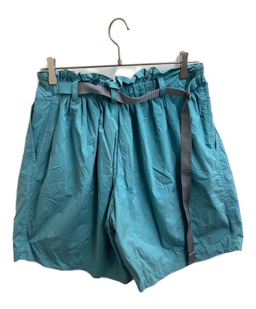 KOLOR（カラー）KOLOR (カラー) ナイロンタイプライターベルテッドショーツ / 20SCM-P04102 ブルー サイズ:1の古着・服飾アイテム
