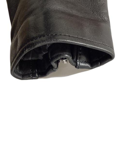 GYDA（ジェイダ）GYDA (ジェイダ) リアルレザーライダースジャケット / 071710217301 ブラック サイズ:Mの古着・服飾アイテム