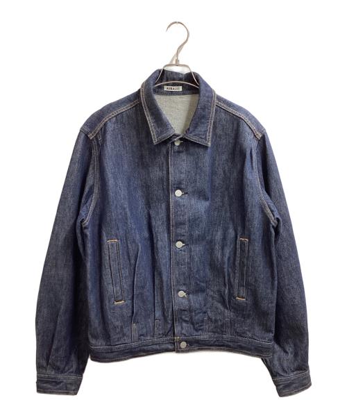 AURALEE（オーラリー）AURALEE (オーラリー) WASHED HARD TWIST DENIM BLOUZON / ウォッシュドハードツイストデニムブルゾン / A21AB03DM インディゴ サイズ:4の古着・服飾アイテム