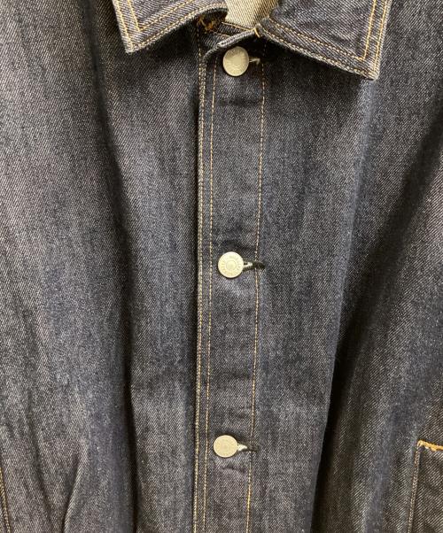 AURALEE（オーラリー）AURALEE (オーラリー) WASHED HARD TWIST DENIM BLOUZON / ウォッシュドハードツイストデニムブルゾン / A21AB03DM インディゴ サイズ:4の古着・服飾アイテム