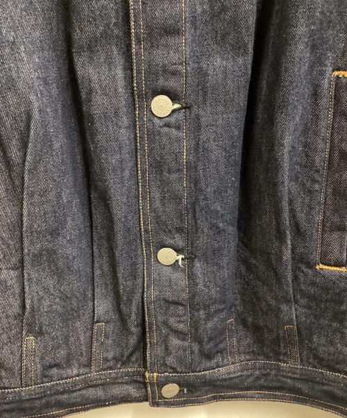 AURALEE（オーラリー）AURALEE (オーラリー) WASHED HARD TWIST DENIM BLOUZON / ウォッシュドハードツイストデニムブルゾン / A21AB03DM インディゴ サイズ:4の古着・服飾アイテム