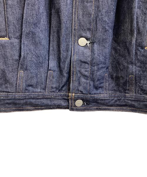 AURALEE（オーラリー）AURALEE (オーラリー) WASHED HARD TWIST DENIM BLOUZON / ウォッシュドハードツイストデニムブルゾン / A21AB03DM インディゴ サイズ:4の古着・服飾アイテム