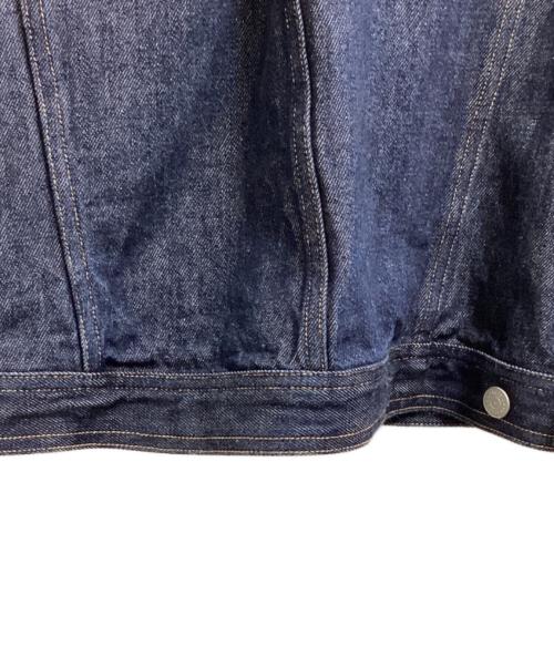 AURALEE（オーラリー）AURALEE (オーラリー) WASHED HARD TWIST DENIM BLOUZON / ウォッシュドハードツイストデニムブルゾン / A21AB03DM インディゴ サイズ:4の古着・服飾アイテム