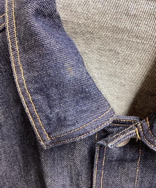 AURALEE（オーラリー）AURALEE (オーラリー) WASHED HARD TWIST DENIM BLOUZON / ウォッシュドハードツイストデニムブルゾン / A21AB03DM インディゴ サイズ:4の古着・服飾アイテム