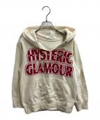 Hysteric Glamourヒステリックグラマー）の古着「ダメージ加工パーカー / 2CF-6330」｜ベージュ