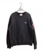 SUPREMEシュプリーム）の古着「Honda Fox Racing Crewneck / ホンダ フォックスレーシング クルーネック / 19FW /」｜ブラック