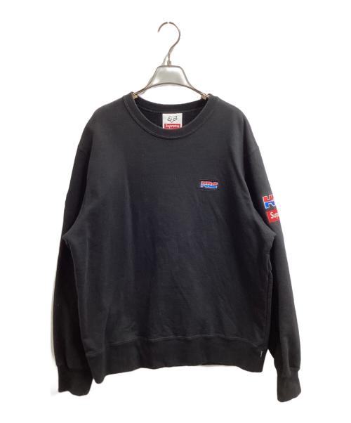 SUPREME（シュプリーム）Supreme (シュプリーム) Honda Fox Racing Crewneck / ホンダ フォックスレーシング クルーネック / 19FW /  ブラック サイズ:Lの古着・服飾アイテム