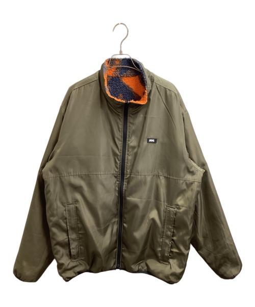 FTC（エフティーシー）FTC (エフティーシー) SHERPA FLEECE REVERSIBLE JACKET / シェルパフリース リバーシブルジャケット オレンジ サイズ:XLの古着・服飾アイテム