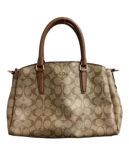 COACH（コーチ）COACH (コーチ) 2WAYバッグ / F29683 / シグネチャー ブラウン サイズ:-の古着・服飾アイテム