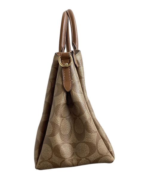 COACH（コーチ）COACH (コーチ) 2WAYバッグ / F29683 / シグネチャー ブラウン サイズ:-の古着・服飾アイテム