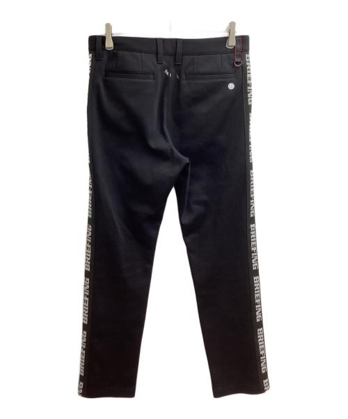 BRIEFING（ブリーフィング）BRIEFING (ブリーフィング) WARM SIDE LOGO LINE SLIM PANTS / ウォームサイドロゴラインスリムパンツ / BRG233M58 ブラック サイズ:Mの古着・服飾アイテム