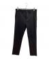 BRIEFING（ブリーフィング）の古着「WARM SIDE LOGO LINE SLIM PANTS / ウォームサイドロゴラインスリムパンツ / BRG233M58」｜ブラック