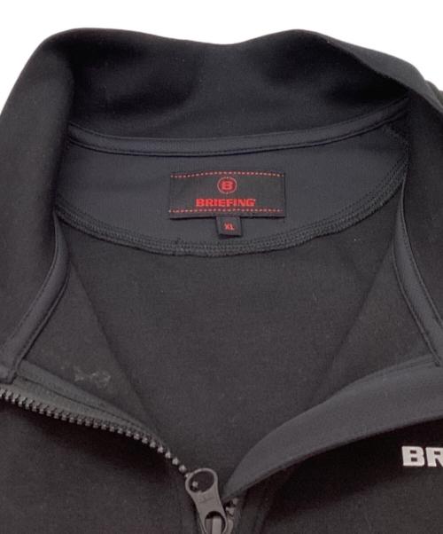 BRIEFING（ブリーフィング）BRIEFING (ブリーフィング) WARM SIDE LOGO LINE BLOUSON ブラック サイズ:XLの古着・服飾アイテム