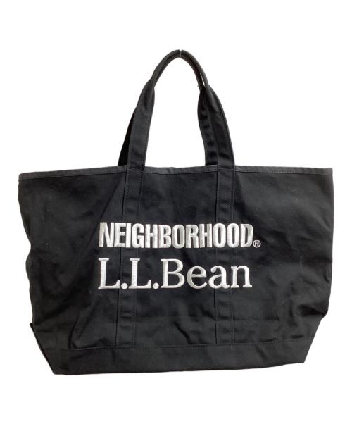 L.L.Bean（エルエルビーン）L.L.Bean　 (エルエルビーン) NEIGHBORHOOD　 (ネイバーフッド) GROCERY TOTE /  グローサリートート / 301371 ブラックの古着・服飾アイテム