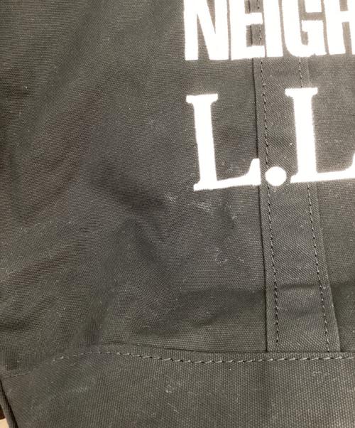 L.L.Bean（エルエルビーン）L.L.Bean　 (エルエルビーン) NEIGHBORHOOD　 (ネイバーフッド) GROCERY TOTE /  グローサリートート / 301371 ブラックの古着・服飾アイテム