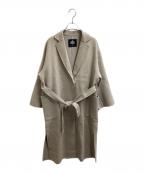 SLOBE IENAスローブ イエナ）の古着「HAMILTONダブルフェイスウールロングコート / 20020912300030」｜ベージュ