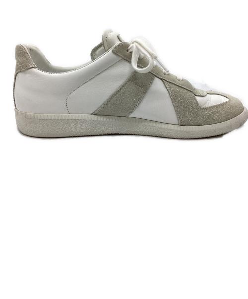 Maison Margiela（メゾンマルジェラ）Maison Margiela (メゾンマルジェラ) REPLICA German Trainer / レプリカ ジャーマントレーナー / 22 ホワイト サイズ:42の古着・服飾アイテム
