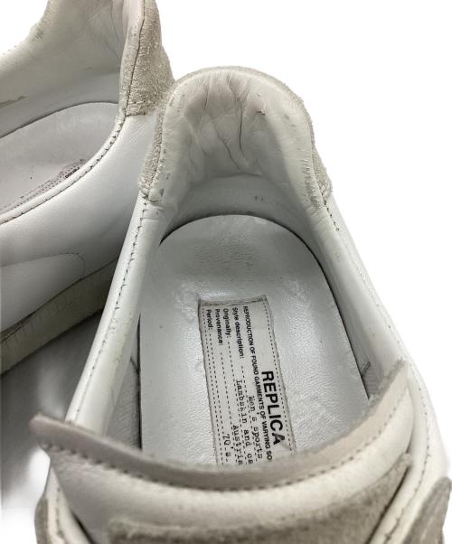 Maison Margiela（メゾンマルジェラ）Maison Margiela (メゾンマルジェラ) REPLICA German Trainer / レプリカ ジャーマントレーナー / 22 ホワイト サイズ:42の古着・服飾アイテム