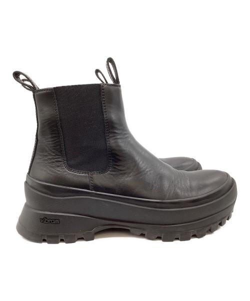 JIL SANDER（ジルサンダー）JIL SANDER (ジルサンダー) Chelsea Boots / サイドゴアブーツ  ブラック サイズ:40の古着・服飾アイテム
