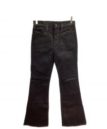 LEVI'S（リーバイス）の古着「コーデュロイフレアパンツ / 646-1759 / 70s / ボタン裏刻印341」｜ブラック
