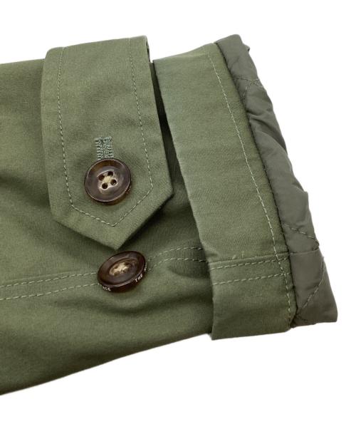 THE NORTHFACE PURPLELABEL（ザ・ノースフェイス パープルレーベル）THE NORTHFACE PURPLELABEL BEAMS (ビームス) 別注 65/35 Insulation Soutien Coller Coat / 中綿ステンカラーコート / NY2951N グリーン サイズ:Mの古着・服飾アイテム